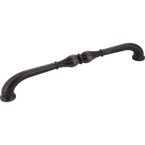 Jeffrey Alexander 12" Center-to-Center Brushed Oil Rubbed Bronze Bella Appliance Handle 818-12DBAC - main